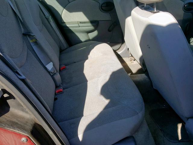 1G8AG52F74Z117827 - 2004 SATURN ION LEVEL BURGUNDY photo 6