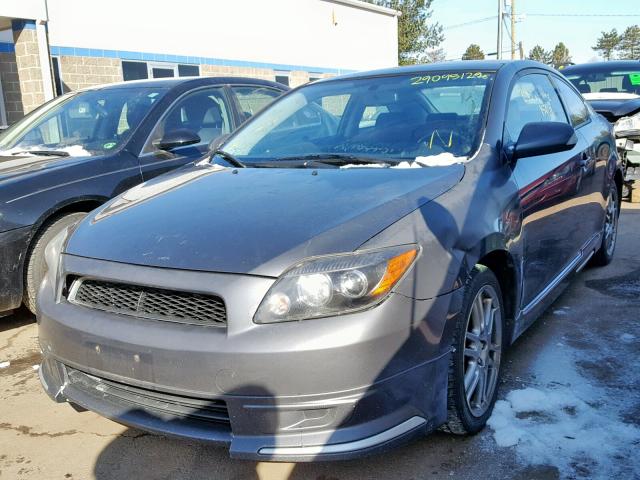 JTKDE167880273575 - 2008 TOYOTA SCION TC ნაცრისფერი ფოტო 2