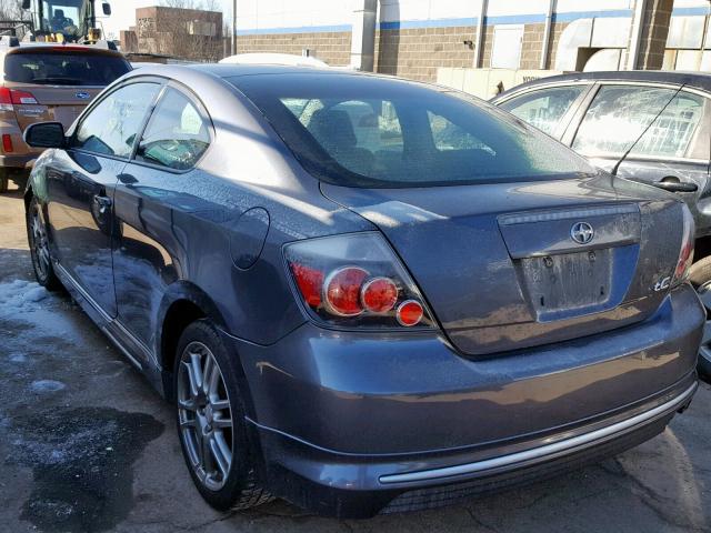 JTKDE167880273575 - 2008 TOYOTA SCION TC ნაცრისფერი ფოტო 3