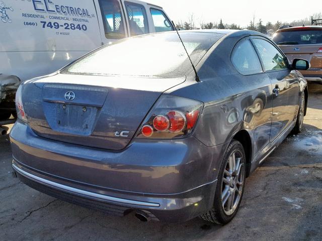 JTKDE167880273575 - 2008 TOYOTA SCION TC ნაცრისფერი ფოტო 4