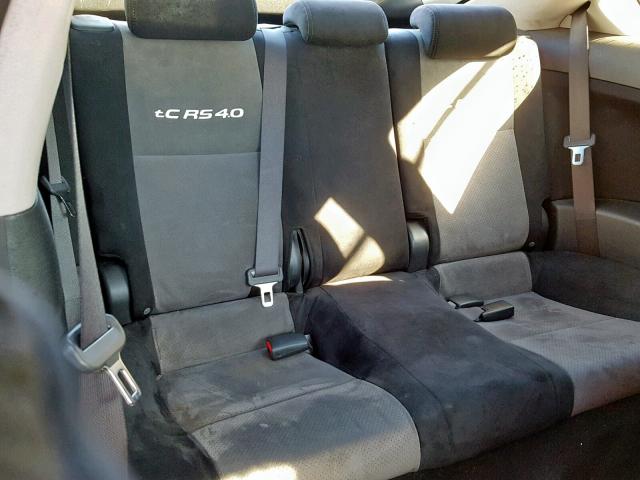 JTKDE167880273575 - 2008 TOYOTA SCION TC ნაცრისფერი ფოტო 6