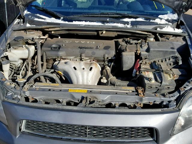 JTKDE167880273575 - 2008 TOYOTA SCION TC ნაცრისფერი ფოტო 7