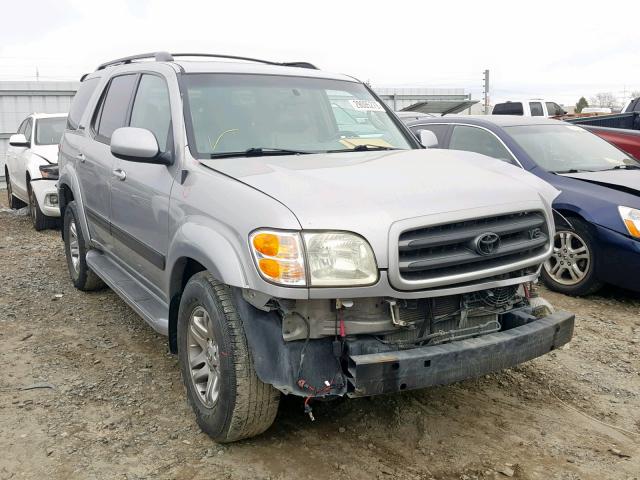 5TDZT38A03S141102 - 2003 TOYOTA SEQUOIA LI SILVER photo 1