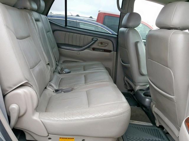 5TDZT38A03S141102 - 2003 TOYOTA SEQUOIA LI SILVER photo 6