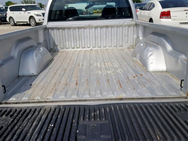 1B7GL22X41S344254 - 2001 DODGE DAKOTA GRAY photo 9