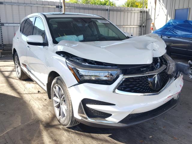 5J8TC1H58KL005038 - 2019 ACURA RDX WHITE photo 1