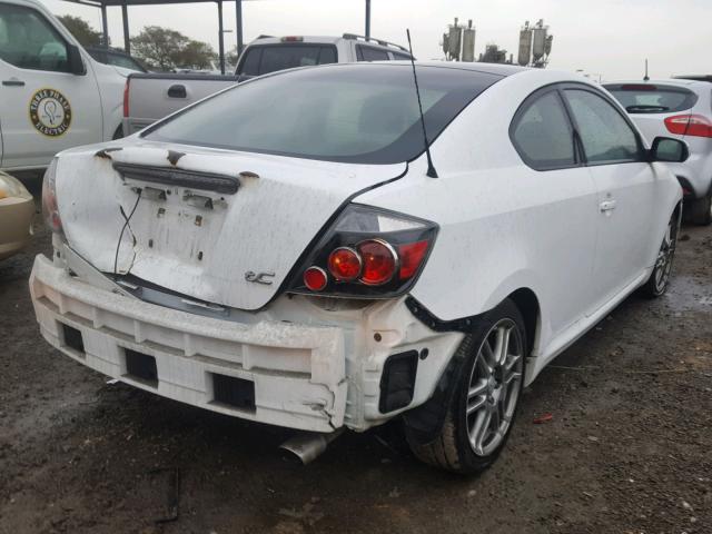 JTKDE167X80246216 - 2008 TOYOTA SCION TC თეთრი ფოტო 4