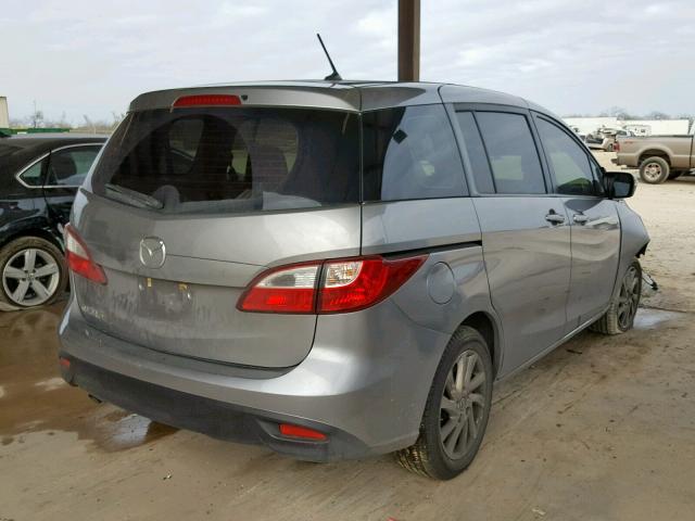 JM1CW2BL2E0176358 - 2014 MAZDA 5 SPORT SILVER photo 4