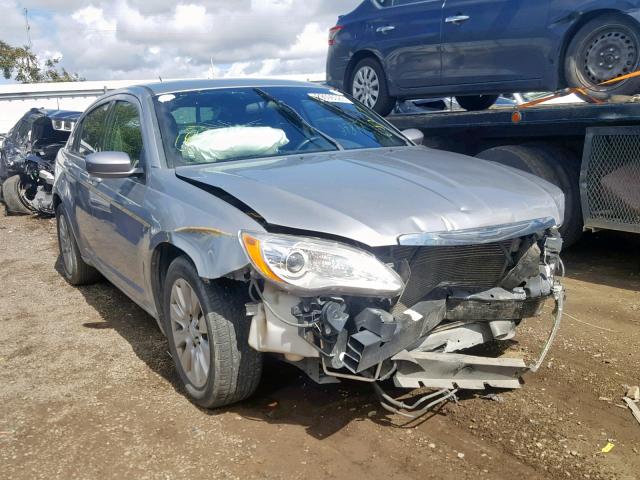 1C3CCBAG9DN737741 - 2013 CHRYSLER 200 LX SILVER photo 1