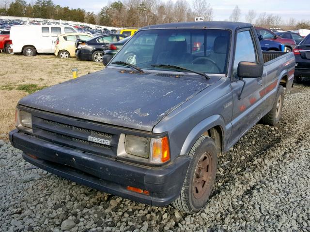 JM2UF1139M0137521 - 1991 MAZDA B2200 SHOR GRAY photo 2