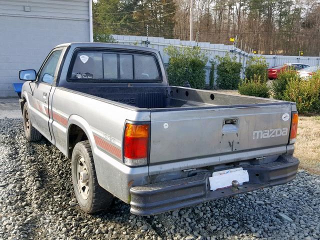 JM2UF1139M0137521 - 1991 MAZDA B2200 SHOR GRAY photo 3