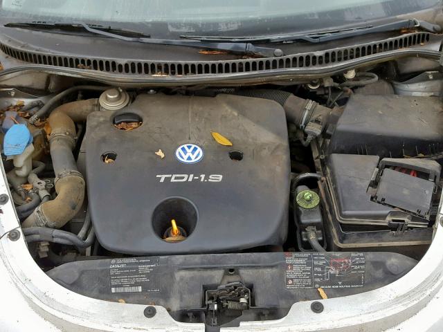 3VWCP21CX2M434629 - 2002 VOLKSWAGEN NEW BEETLE ვერცხლისფერი ფოტო 7
