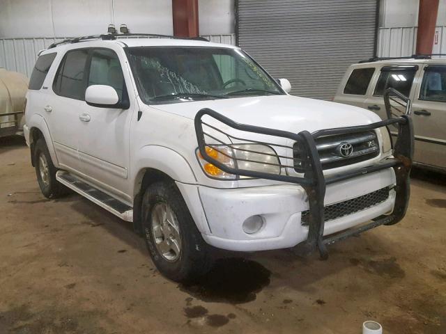 5TDZT38A52S069053 - 2002 TOYOTA SEQUOIA LI WHITE photo 1