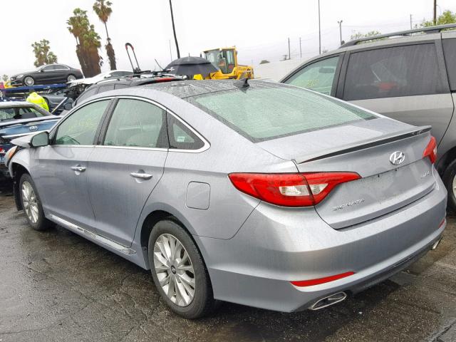 5NPE34AF9FH060488 - 2015 HYUNDAI SONATA SPO GRAY photo 3