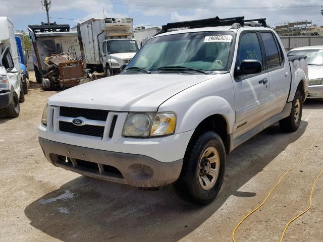 1FMZU67E11UB39205 - 2001 FORD EXPLORER S WHITE photo 2