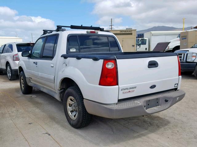 1FMZU67E11UB39205 - 2001 FORD EXPLORER S WHITE photo 3