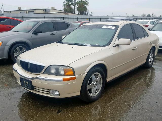 1LNHM86S3YY761001 - 2000 LINCOLN LS TAN photo 2