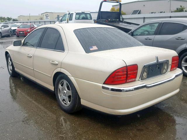 1LNHM86S3YY761001 - 2000 LINCOLN LS TAN photo 3