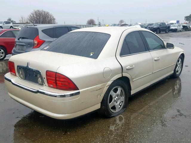 1LNHM86S3YY761001 - 2000 LINCOLN LS TAN photo 4