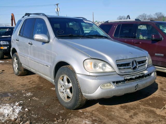 4JGAB57E23A406952 - 2003 MERCEDES-BENZ ML 350 SILVER photo 1