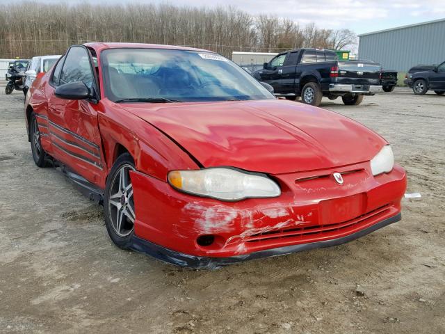 2G1WZ121249453844 - 2004 CHEVROLET MONTE CARL RED photo 1