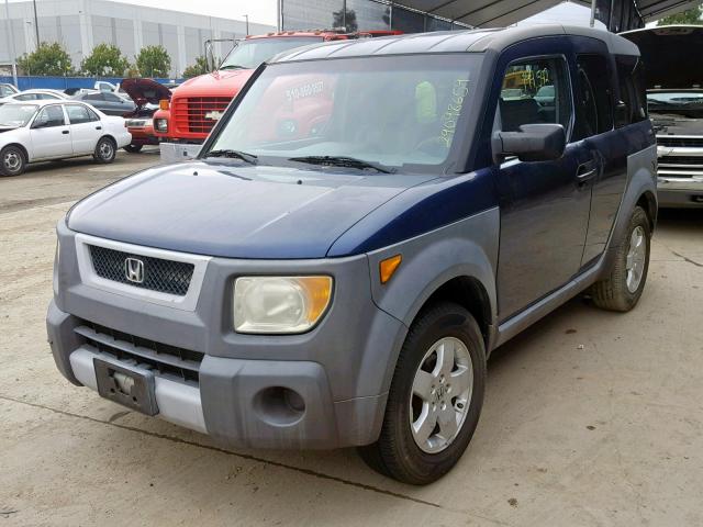 5J6YH18533L014103 - 2003 HONDA ELEMENT EX BLUE photo 2