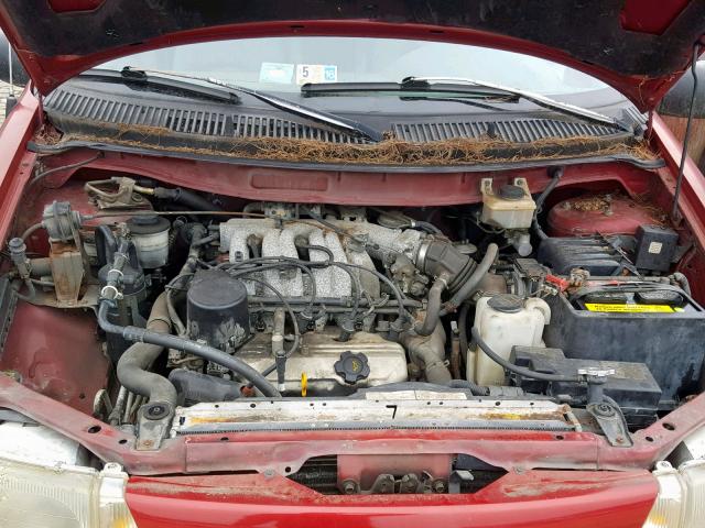 4N2DN11W7TD818976 - 1996 NISSAN QUEST XE RED photo 7