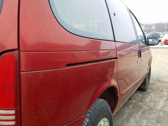4N2DN11W7TD818976 - 1996 NISSAN QUEST XE RED photo 9