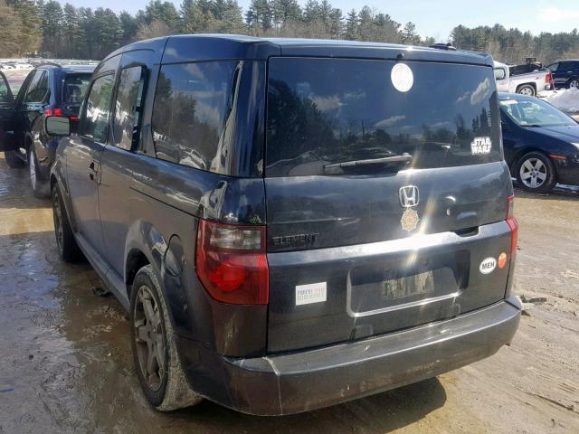 5J6YH189X7L000787 - 2007 HONDA ELEMENT SC BLACK photo 3