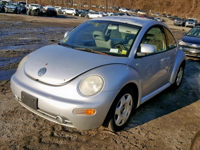 3VWCF21C2XM432304 - 1999 VOLKSWAGEN NEW BEETLE Gümüş foto 2