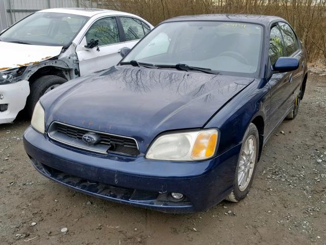 4S3BE625947202192 - 2004 SUBARU LEGACY L S BLUE photo 2