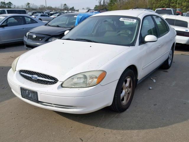 1FAFP55223A238241 - 2003 FORD TAURUS SES WHITE photo 2