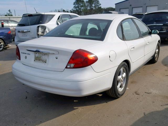 1FAFP55223A238241 - 2003 FORD TAURUS SES WHITE photo 4