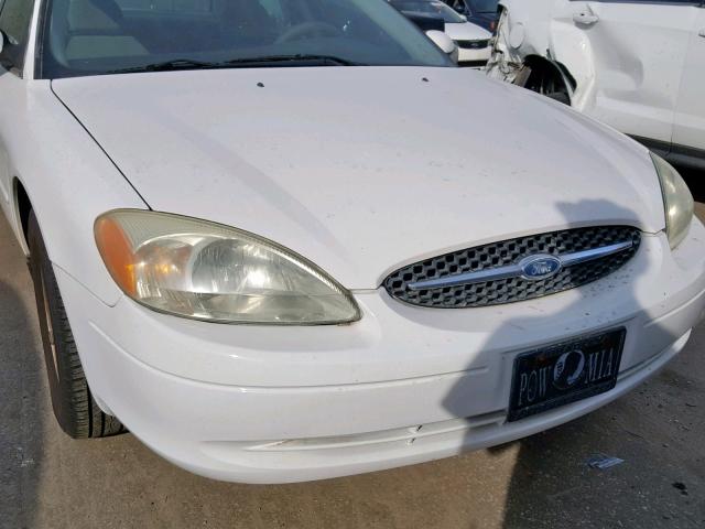 1FAFP55223A238241 - 2003 FORD TAURUS SES WHITE photo 9