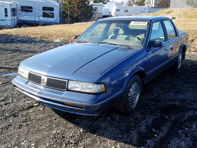 1G3AJ55M8T6396819 - 1996 OLDSMOBILE CIERA SL BLUE photo 2