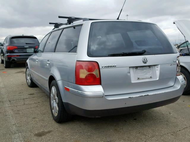 WVWYH63B02E370172 - 2002 VOLKSWAGEN PASSAT GLX 灰色 照片 3