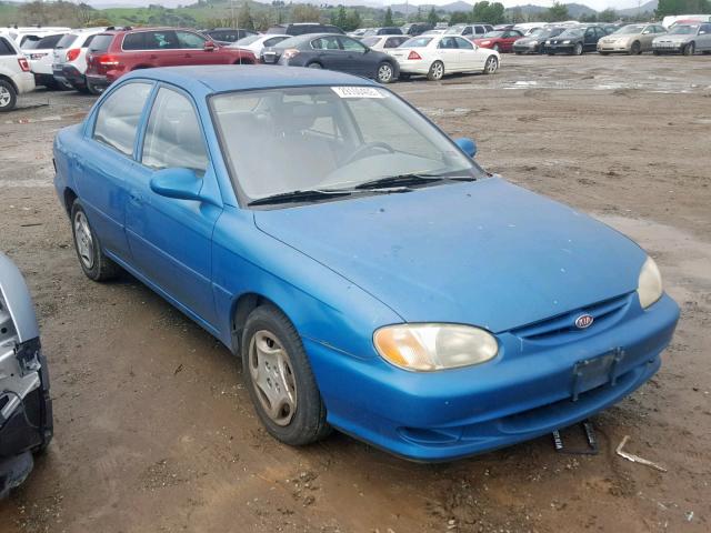 KNAFB1214Y5906860 - 2000 KIA SEPHIA BAS BLUE photo 1