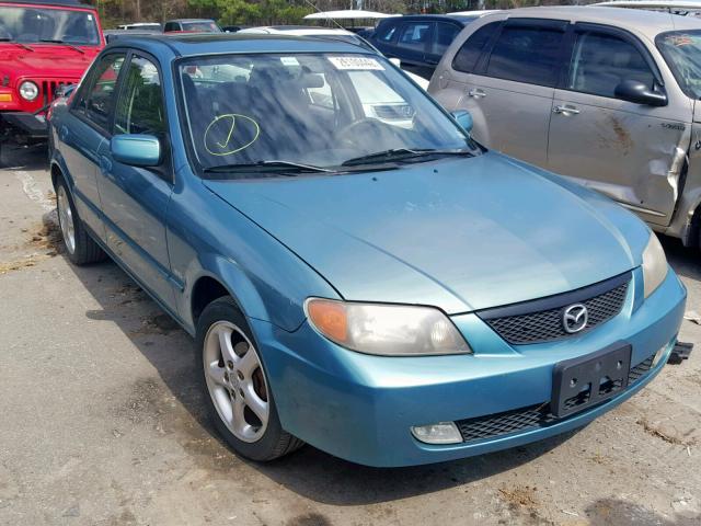 JM1BJ225620547349 - 2002 MAZDA PROTEGE DX GREEN photo 1