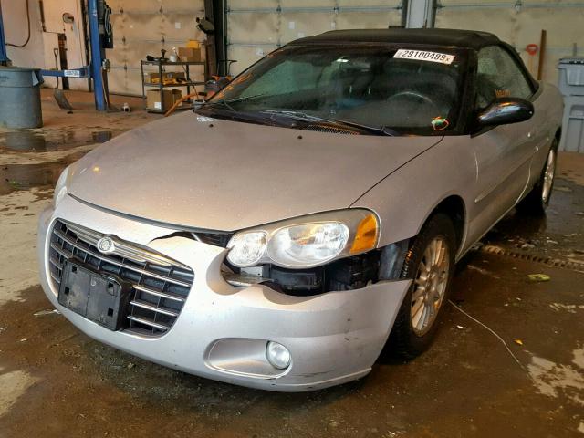 1C3EL55R65N661967 - 2005 CHRYSLER SEBRING TO SILVER photo 2