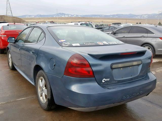 2G2WP552261117075 - 2006 PONTIAC GRAND PRIX BLUE photo 3