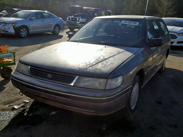 JF1BJ6321NH905951 - 1992 SUBARU LEGACY L GRAY photo 2