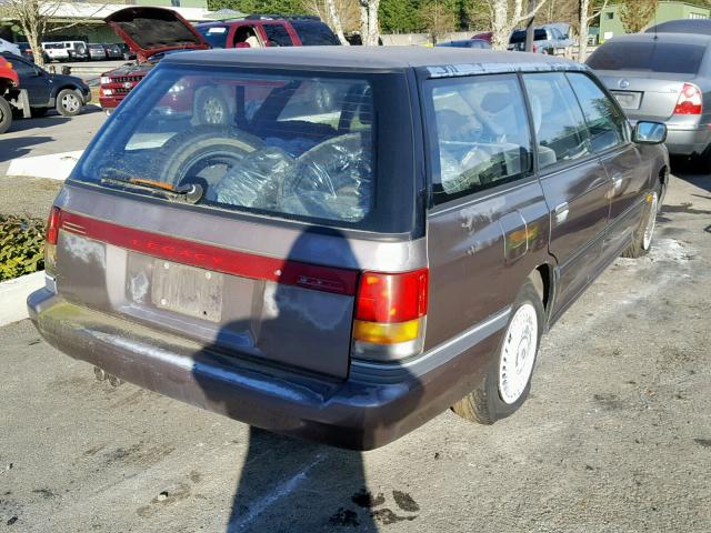 JF1BJ6321NH905951 - 1992 SUBARU LEGACY L GRAY photo 4