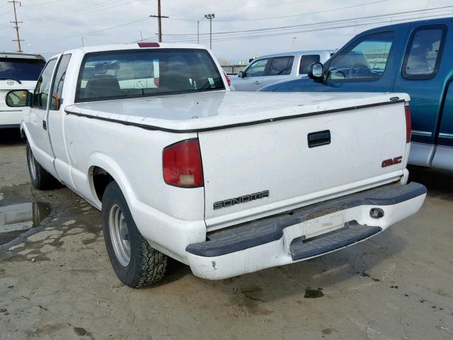 1GTCS19WXYK152100 - 2000 GMC SONOMA WHITE photo 3