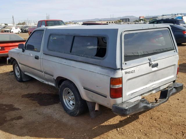 4TARN81A6NZ025708 - 1992 TOYOTA PICKUP 1/2 SILVER photo 3