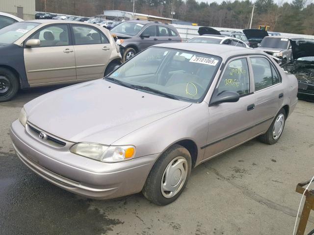 2T1BR12E4YC373993 - 2000 TOYOTA COROLLA VE SILVER photo 2