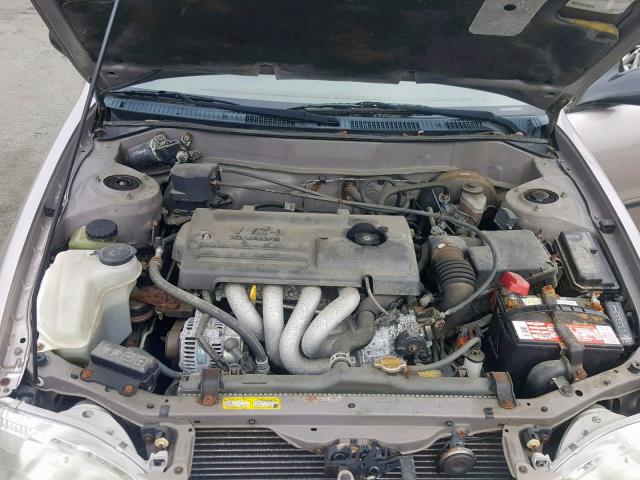 2T1BR12E4YC373993 - 2000 TOYOTA COROLLA VE SILVER photo 7