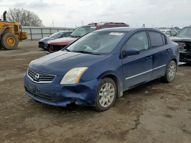 3N1AB6AP7AL618274 - 2010 NISSAN SENTRA 2.0 BLUE photo 2