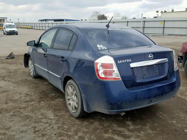 3N1AB6AP7AL618274 - 2010 NISSAN SENTRA 2.0 BLUE photo 3