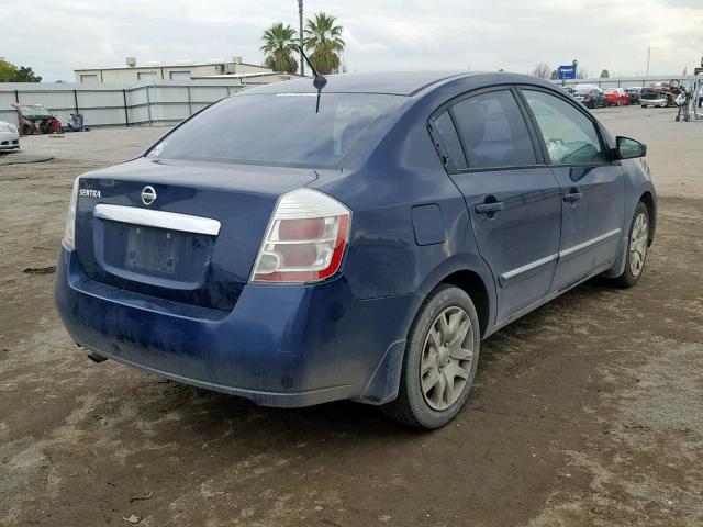 3N1AB6AP7AL618274 - 2010 NISSAN SENTRA 2.0 BLUE photo 4