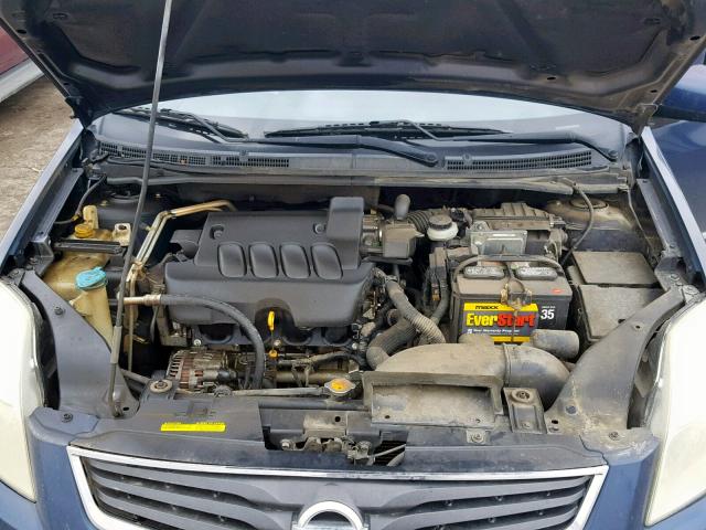 3N1AB6AP7AL618274 - 2010 NISSAN SENTRA 2.0 BLUE photo 7